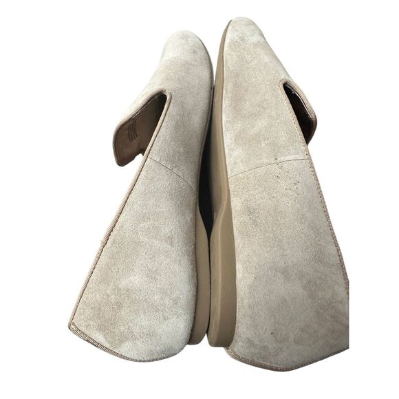 Birdies Starling Latte Suede Womens Loafers Flats Tan Soft Leather Classic Size - Picture 7 of 10